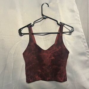 Lululemon Athletica Maroon Crop Top